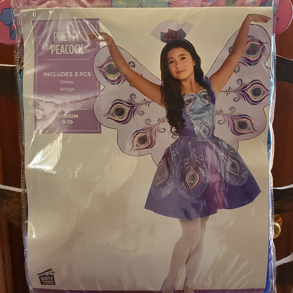 Girls Pretty Peacock costume